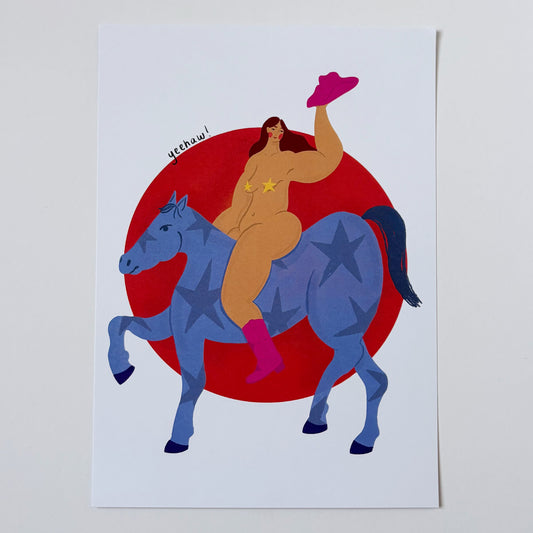 Yeehaw Print
