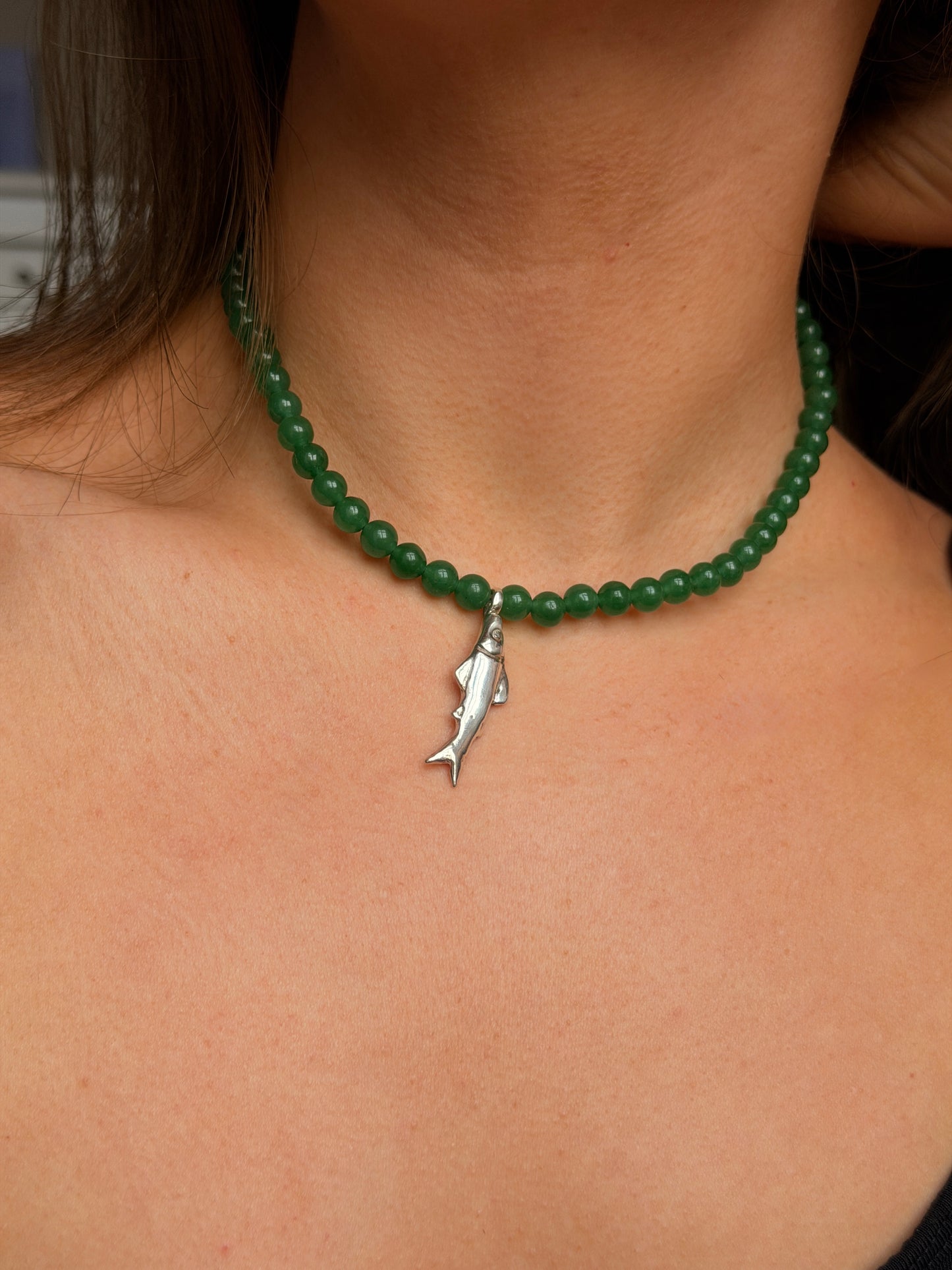 Beaded Fish Necklace