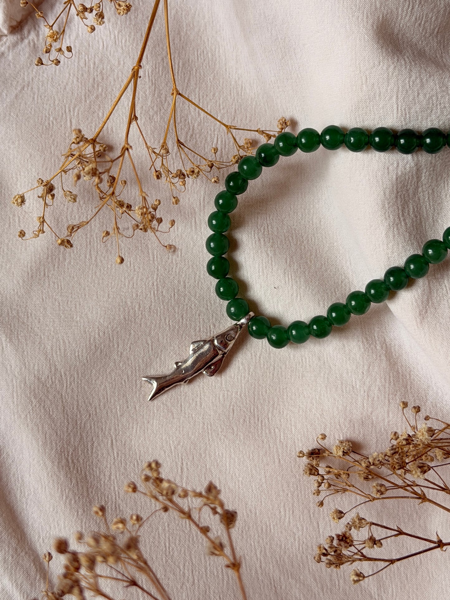 Beaded Fish Necklace