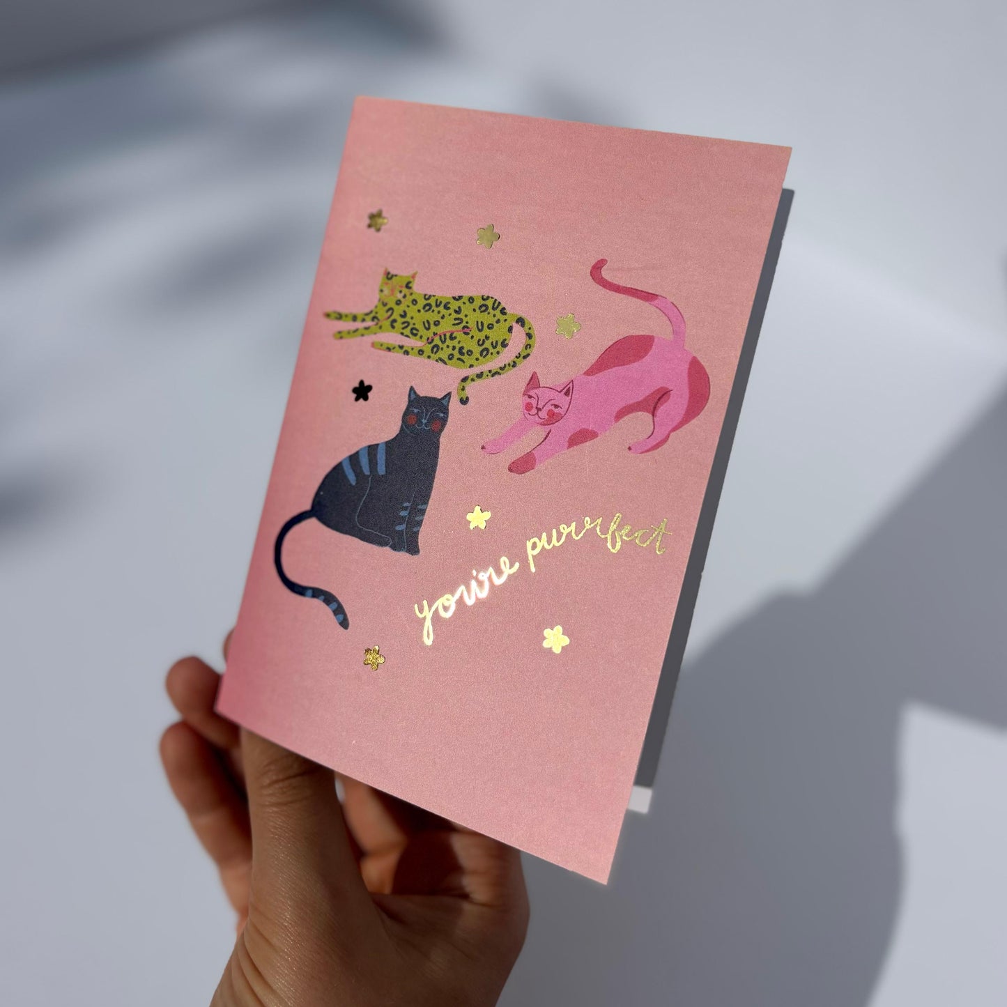You're Purrfect card